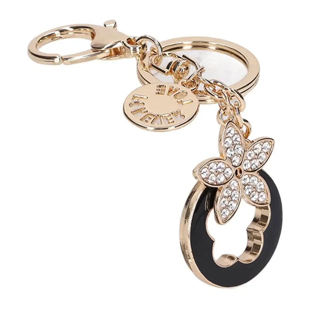 Fashionable Keychain/ Bag Charm Forever Love‎ with Five Leaf Clover Design